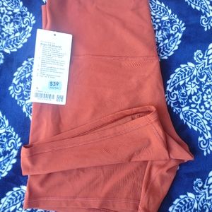 *SOLD*Lululemon Athletica Align Shorts Size 16 Brick Color